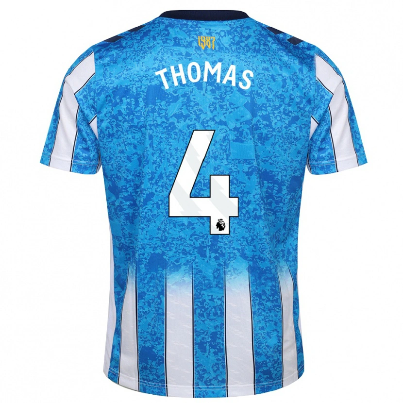 Danxen Dames Bobby Thomas #4 Wit Blauw Oranje Thuisshirt Thuistenue 2026/27 T-Shirt