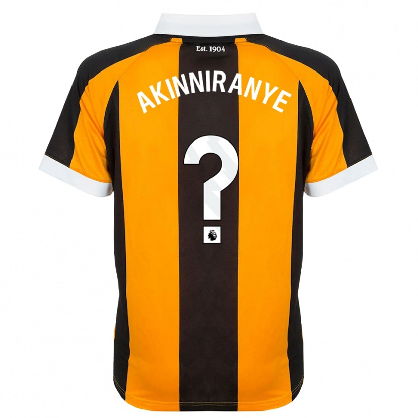 Danxen Dames George Akinniranye #0 Oranje Zwart Wit Thuisshirt Thuistenue 2026/27 T-Shirt