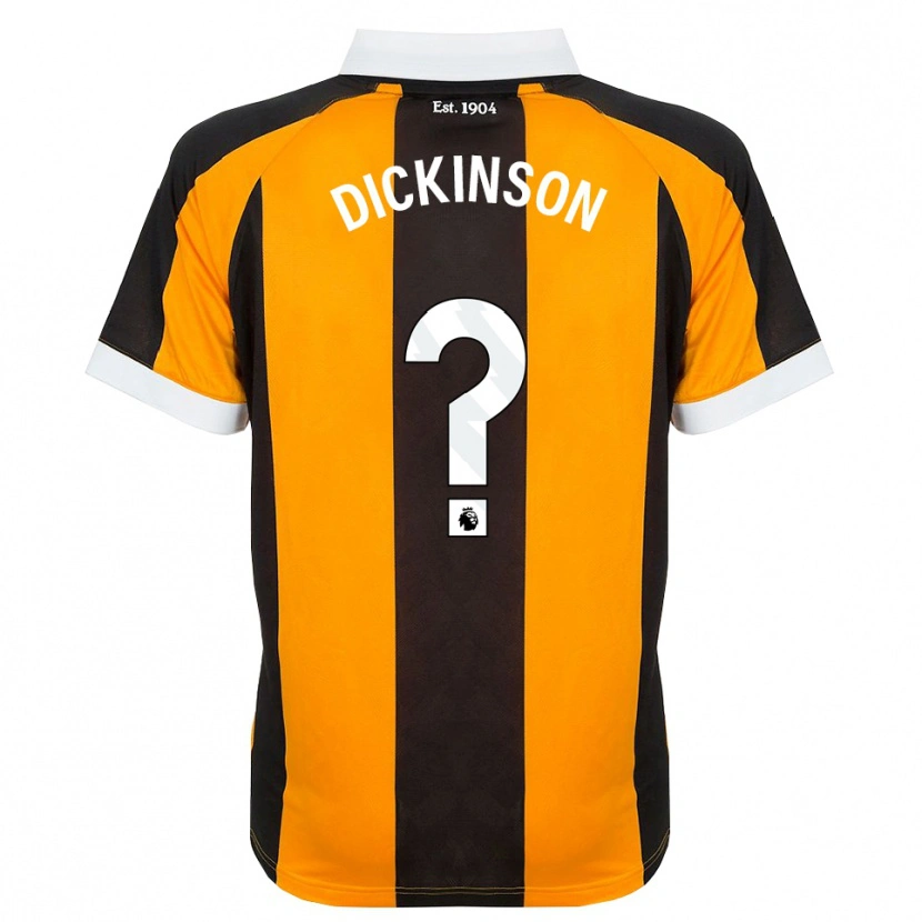 Danxen Dames George Dickinson #0 Oranje Zwart Wit Thuisshirt Thuistenue 2026/27 T-Shirt