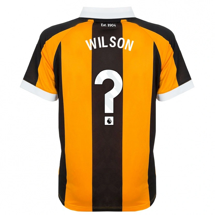 Danxen Dames George Wilson #0 Oranje Zwart Wit Thuisshirt Thuistenue 2026/27 T-Shirt