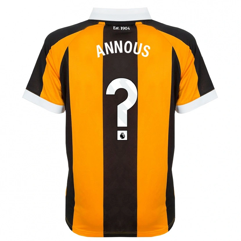 Danxen Dames Brandon Annous #0 Oranje Zwart Wit Thuisshirt Thuistenue 2026/27 T-Shirt