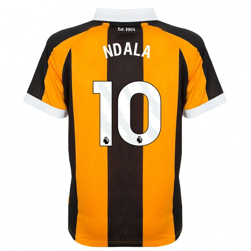 Danxen Dames Joel Ndala #10 Oranje Zwart Wit Thuisshirt Thuistenue 2026/27 T-Shirt