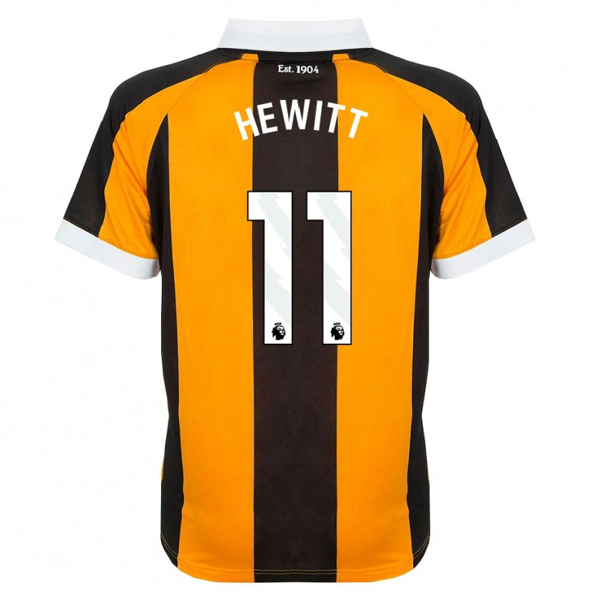 Danxen Dames Stan Hewitt #11 Oranje Zwart Wit Thuisshirt Thuistenue 2026/27 T-Shirt