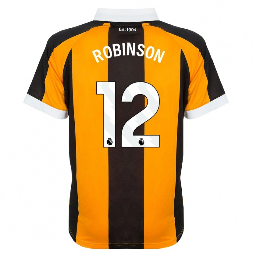 Danxen Dames Ben Robinson #12 Oranje Zwart Wit Thuisshirt Thuistenue 2026/27 T-Shirt