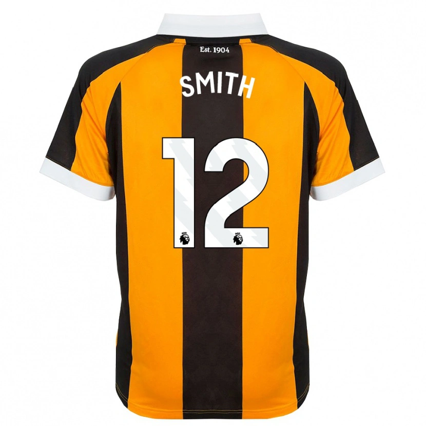 Danxen Dames Emily Smith #12 Oranje Zwart Wit Thuisshirt Thuistenue 2026/27 T-Shirt