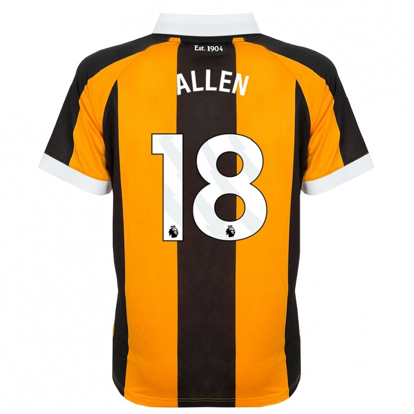 Danxen Dames Aaliyah Allen #18 Oranje Zwart Wit Thuisshirt Thuistenue 2026/27 T-Shirt