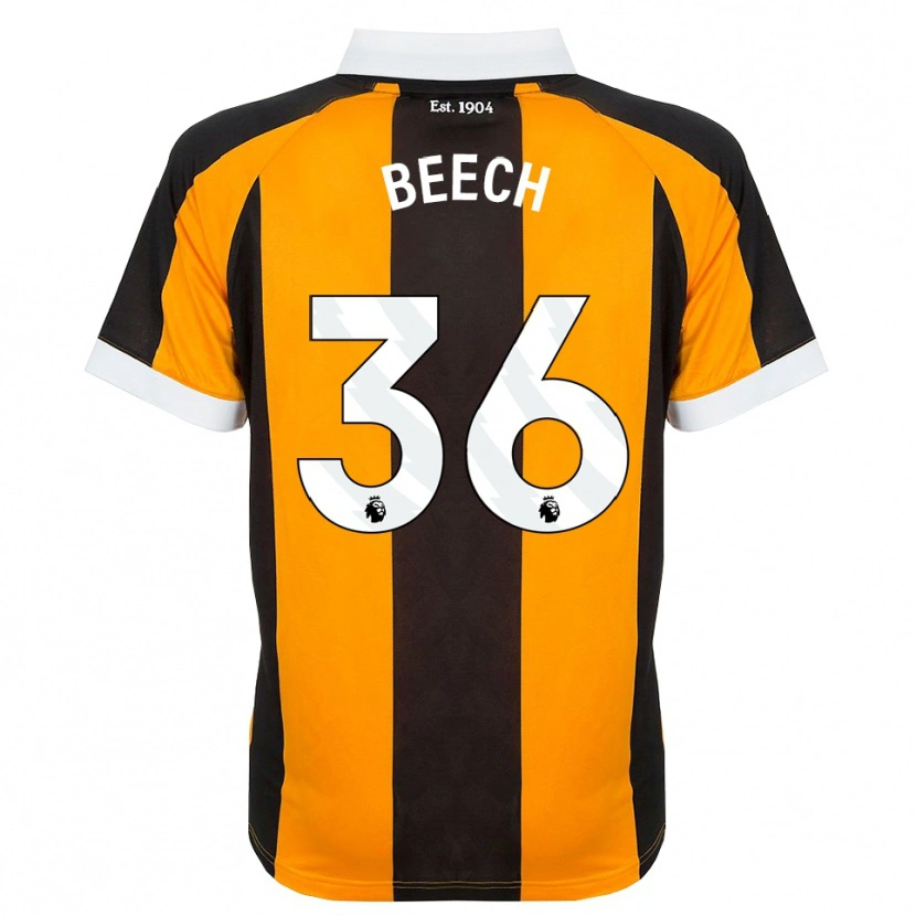 Danxen Dames Amy Beech #36 Oranje Zwart Wit Thuisshirt Thuistenue 2026/27 T-Shirt
