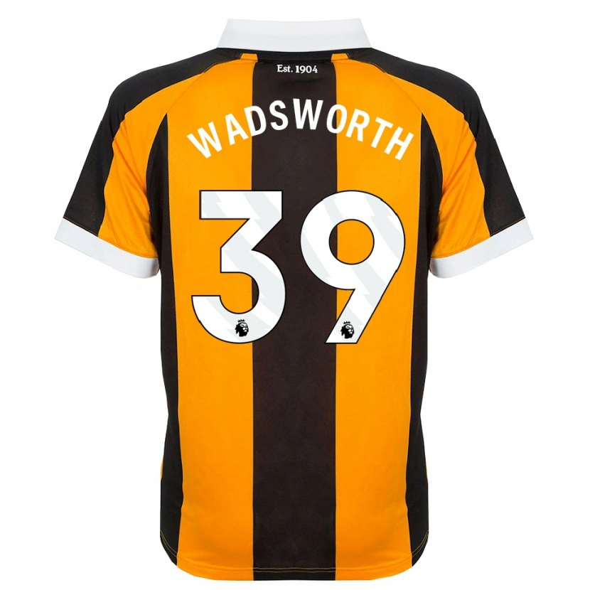 Danxen Dames Noah Wadsworth #39 Oranje Zwart Wit Thuisshirt Thuistenue 2026/27 T-Shirt