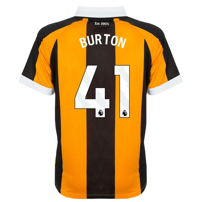 Danxen Dames Jess Burton #41 Oranje Zwart Wit Thuisshirt Thuistenue 2026/27 T-Shirt