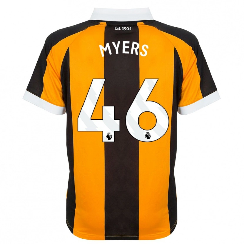 Danxen Dames Zane Myers #46 Oranje Zwart Wit Thuisshirt Thuistenue 2026/27 T-Shirt