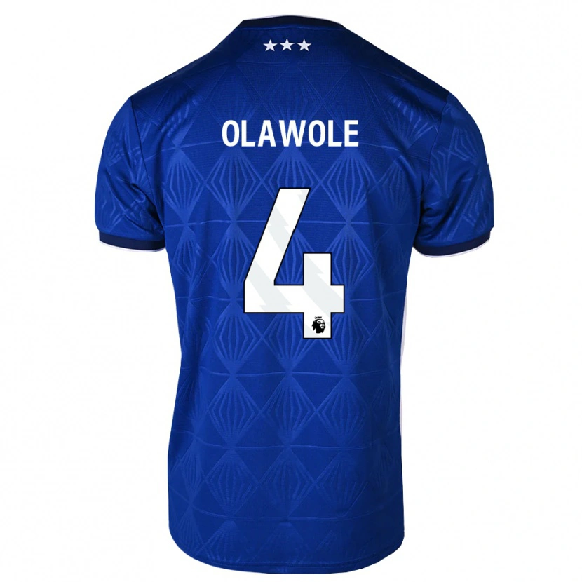 Danxen Dames Kellyan Olawole #4 Mediumblue Wit Rood Thuisshirt Thuistenue 2026/27 T-Shirt