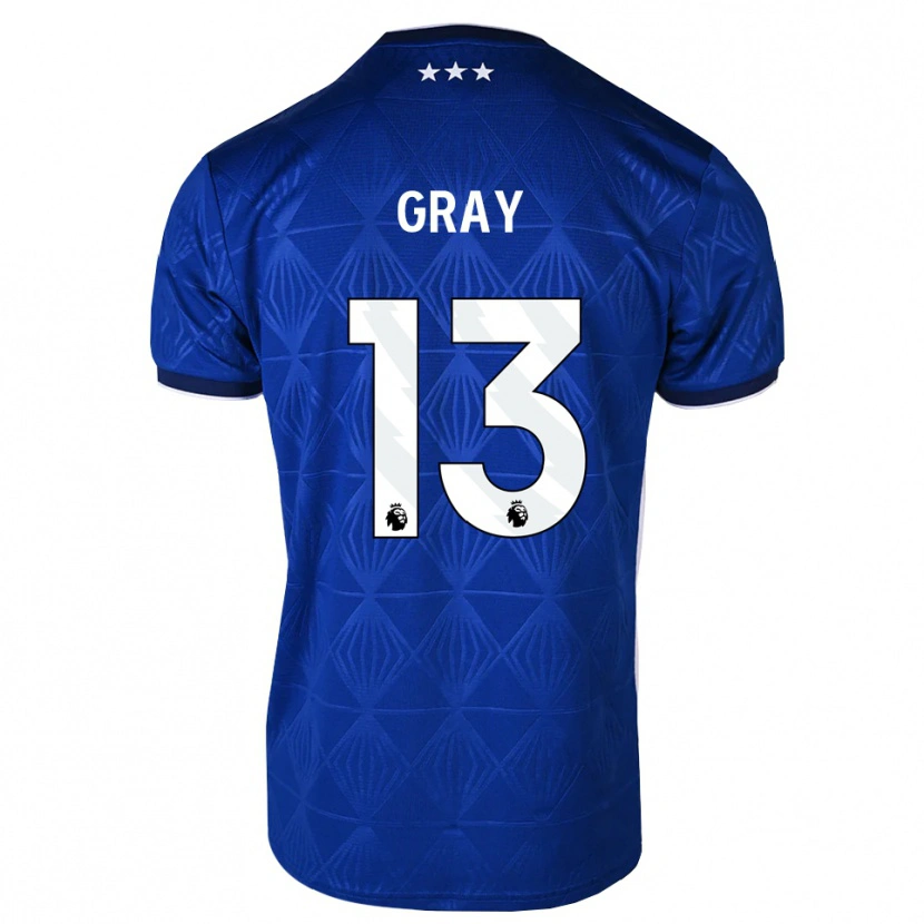 Danxen Dames Henry Gray #13 Mediumblue Wit Rood Thuisshirt Thuistenue 2026/27 T-Shirt