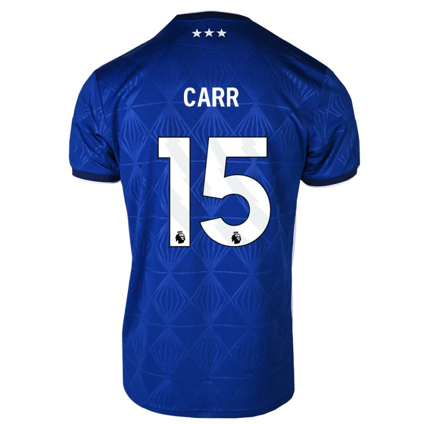 Danxen Dames Reuben Carr #15 Mediumblue Wit Rood Thuisshirt Thuistenue 2026/27 T-Shirt