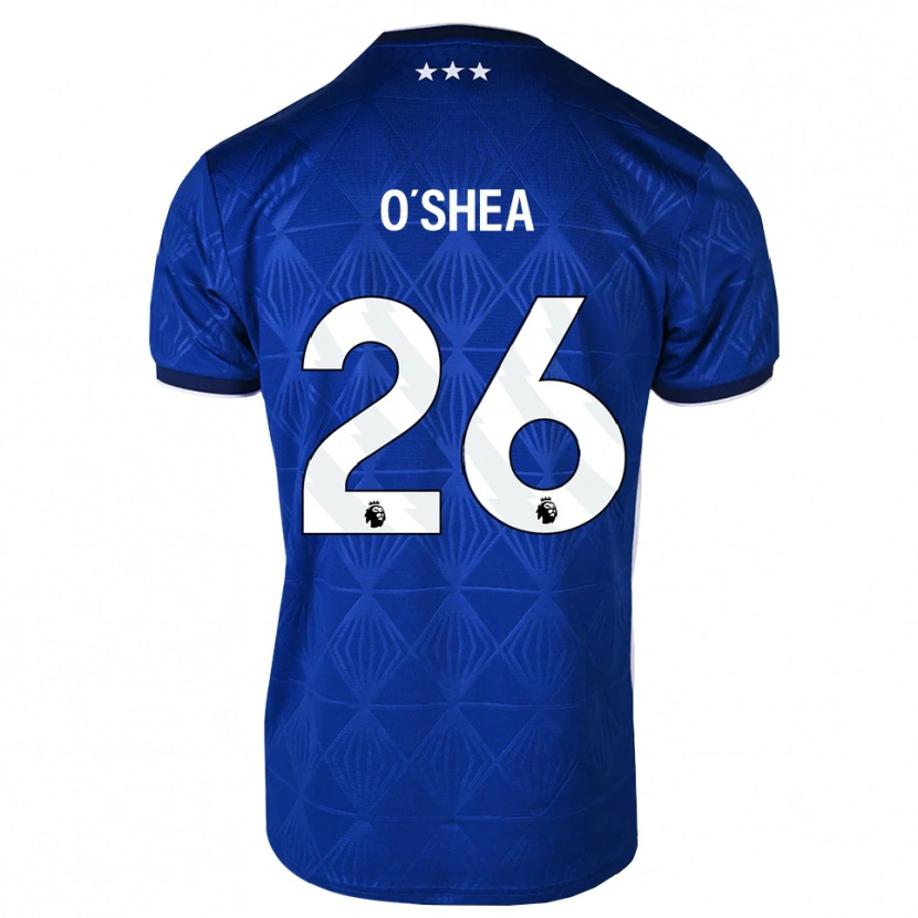 Danxen Dames Dara O'shea #26 Mediumblue Wit Rood Thuisshirt Thuistenue 2026/27 T-Shirt