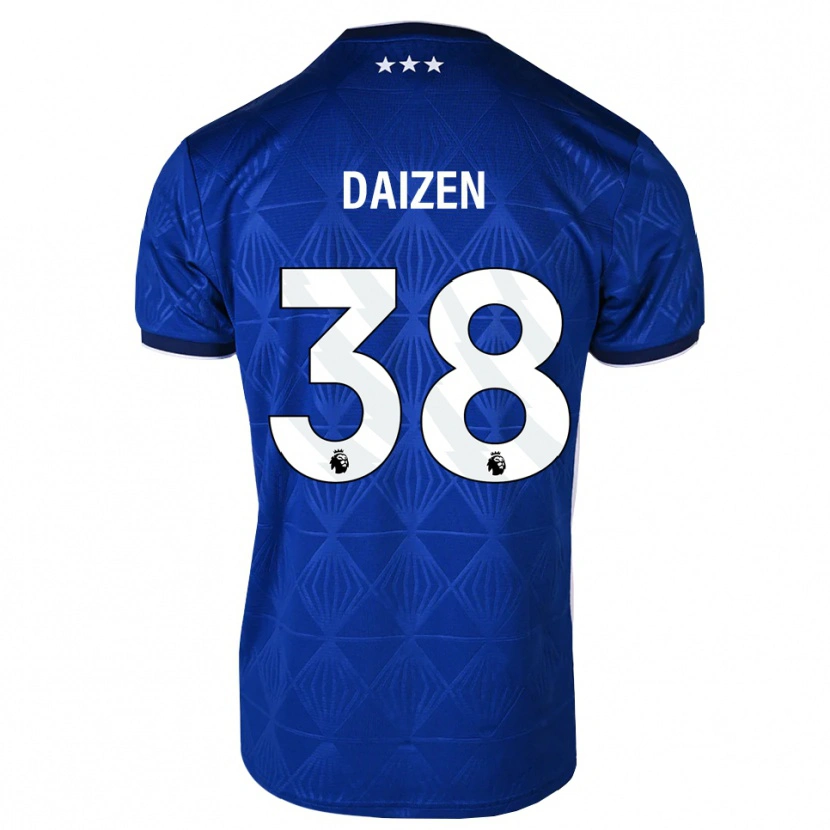 Danxen Dames Daizen Maeda #38 Mediumblue Wit Rood Thuisshirt Thuistenue 2026/27 T-Shirt