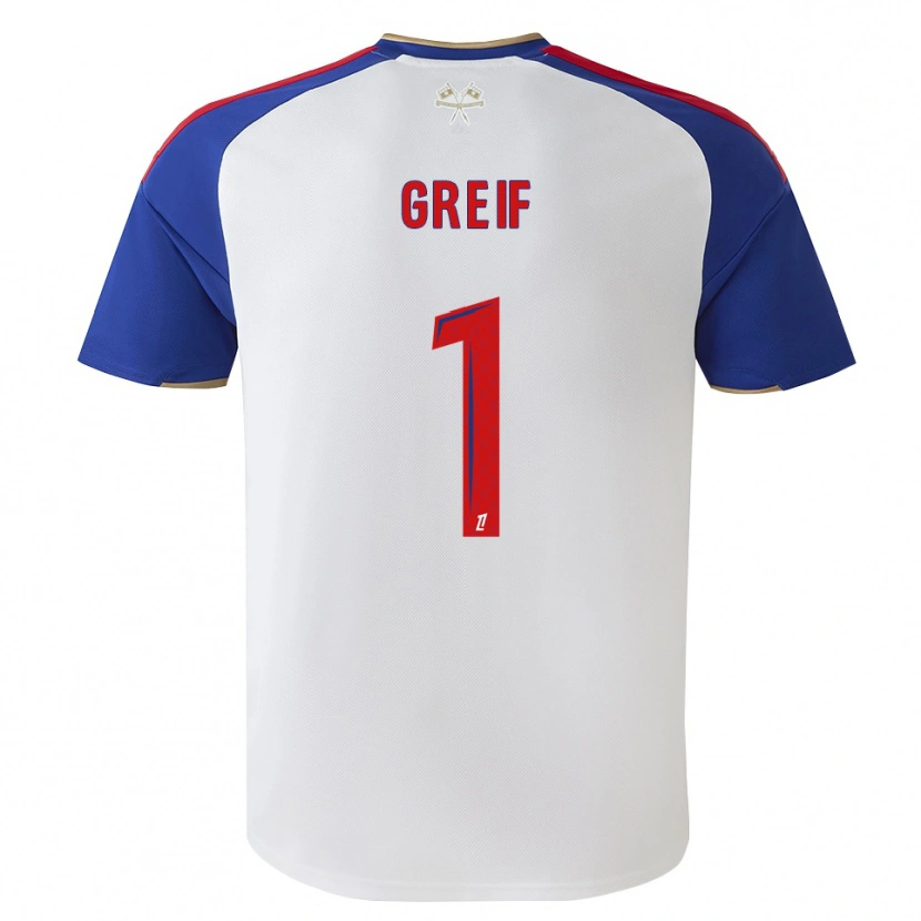 Danxen Dames Dominik Greif #1 Royalblue Rood Wit Thuisshirt Thuistenue 2026/27 T-Shirt