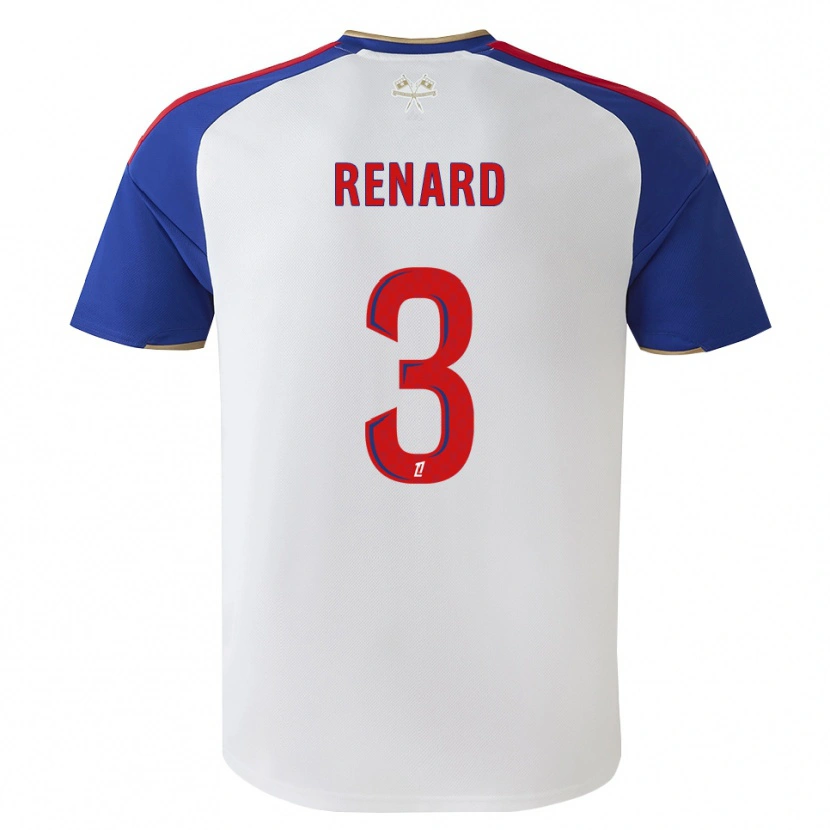 Danxen Dames Wendie Renard #3 Royalblue Rood Wit Thuisshirt Thuistenue 2026/27 T-Shirt