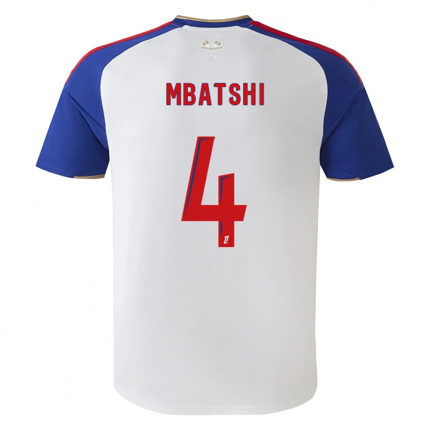 Danxen Dames Prince Mbatshi Mukuba #4 Royalblue Rood Wit Thuisshirt Thuistenue 2026/27 T-Shirt
