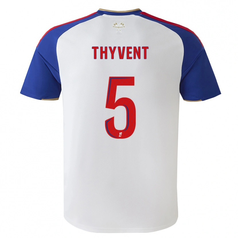 Danxen Dames Estéban Thyvent #5 Royalblue Rood Wit Thuisshirt Thuistenue 2026/27 T-Shirt