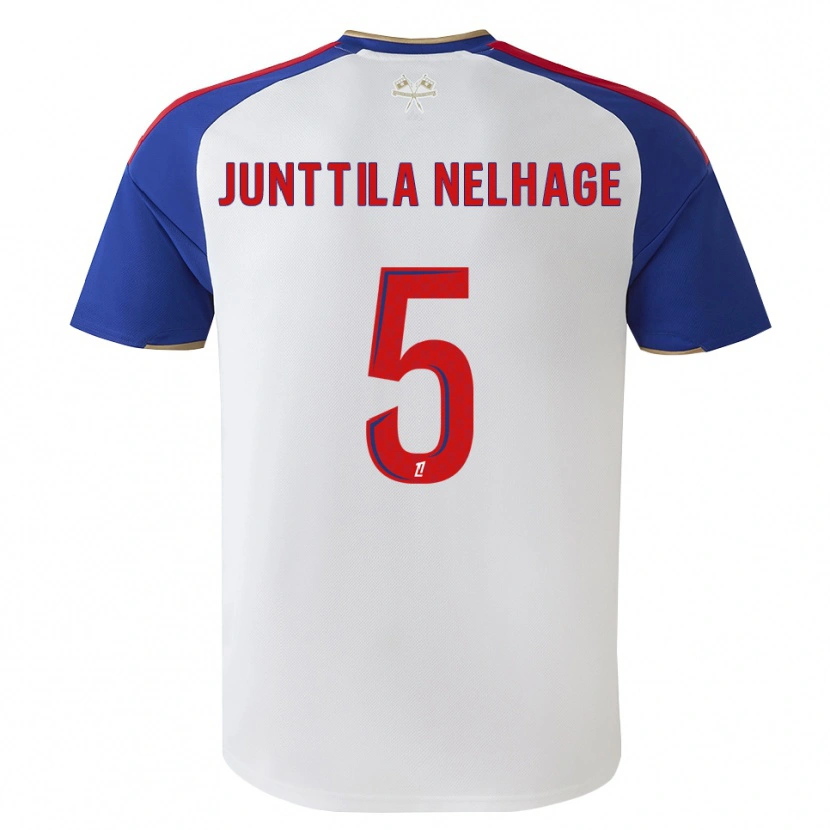 Danxen Dames Elma Junttila Nelhage #5 Royalblue Rood Wit Thuisshirt Thuistenue 2026/27 T-Shirt