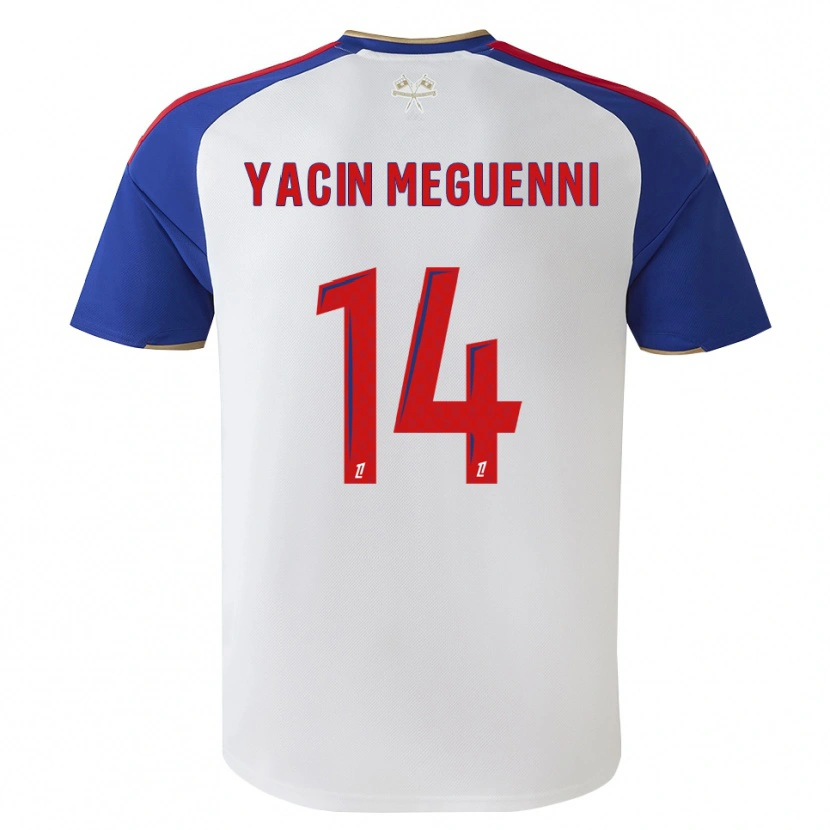Danxen Dames Mohamed Yacin Meguenni #14 Royalblue Rood Wit Thuisshirt Thuistenue 2026/27 T-Shirt