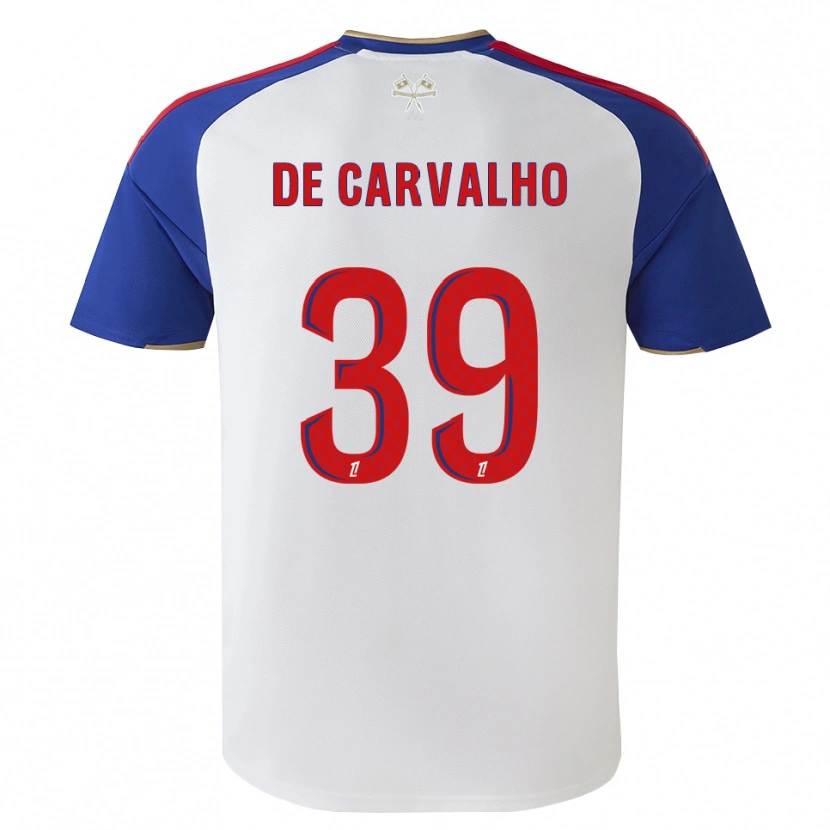Danxen Dames Mathys De Carvalho #39 Royalblue Rood Wit Thuisshirt Thuistenue 2026/27 T-Shirt