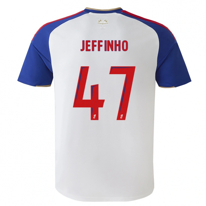 Danxen Dames Jeffinho #47 Royalblue Rood Wit Thuisshirt Thuistenue 2026/27 T-Shirt