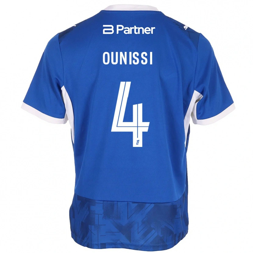 Danxen Dames Ilian Ounissi #4 Mediumblue Wit Thuisshirt Thuistenue 2026/27 T-Shirt