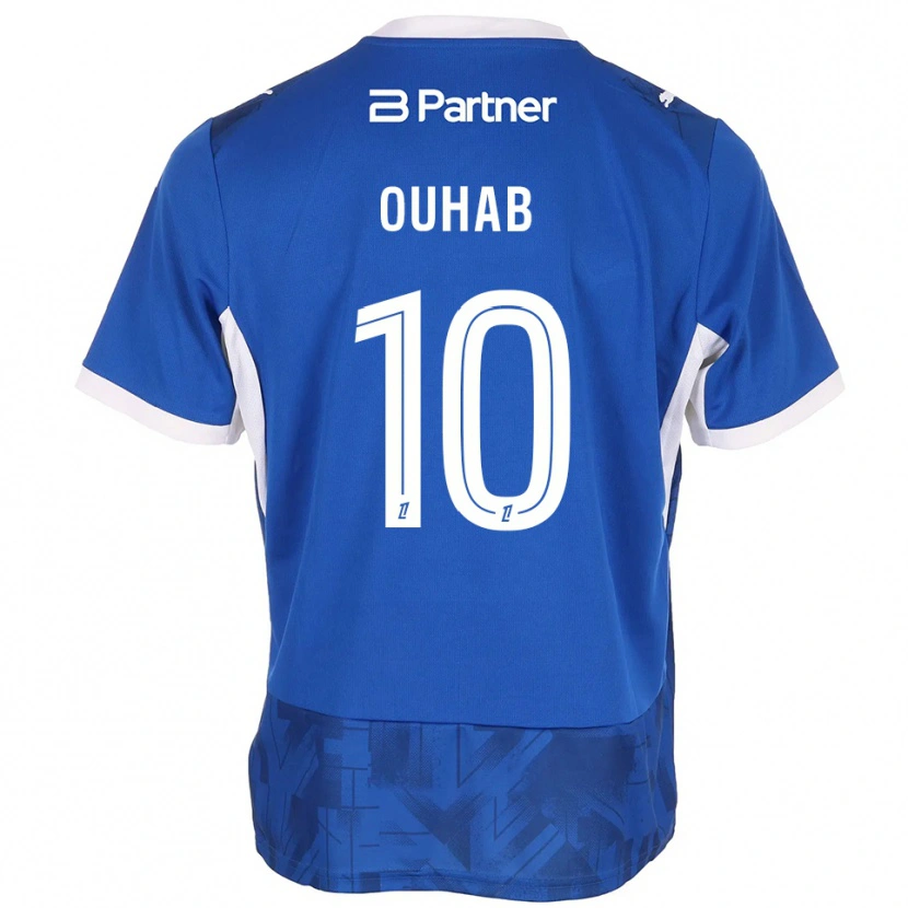 Danxen Dames Mathys Ouhab #10 Mediumblue Wit Thuisshirt Thuistenue 2026/27 T-Shirt