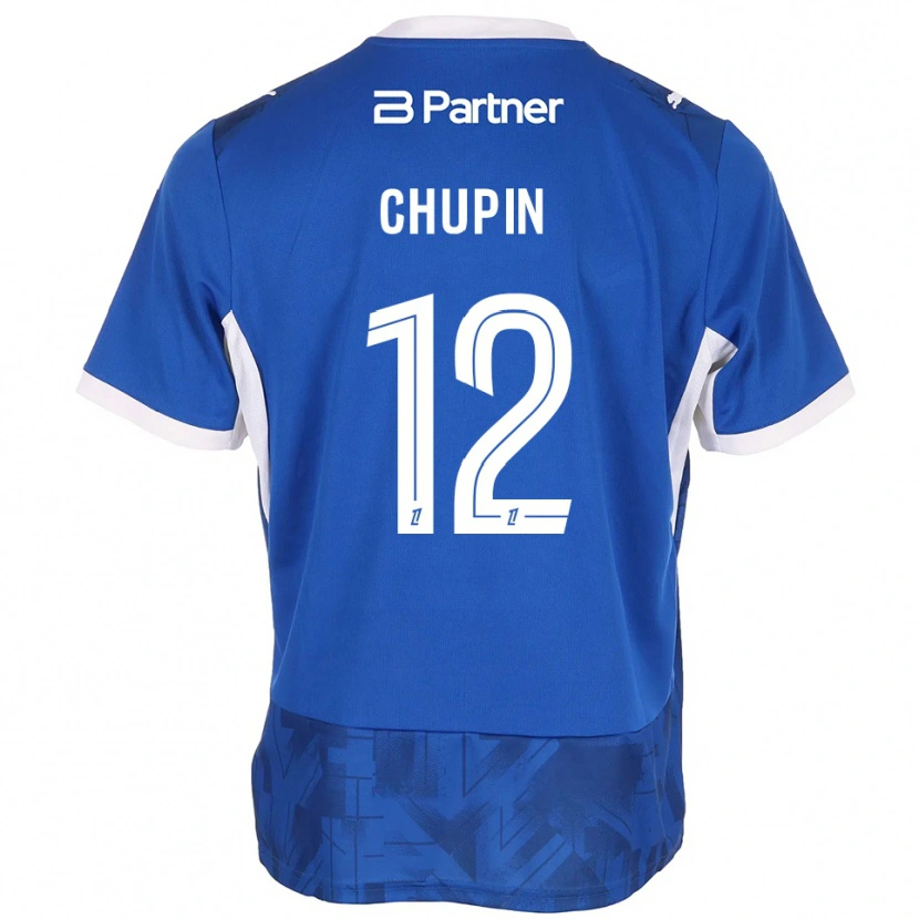 Danxen Dames Tom Chupin #12 Mediumblue Wit Thuisshirt Thuistenue 2026/27 T-Shirt