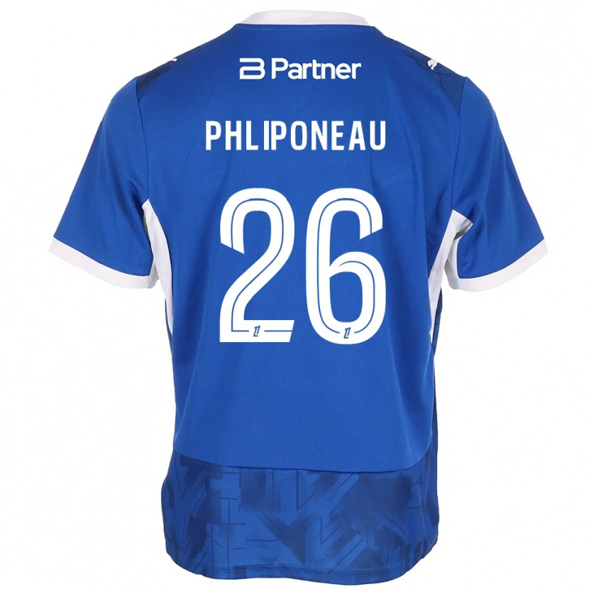 Danxen Dames Alexandre Phliponeau #26 Mediumblue Wit Thuisshirt Thuistenue 2026/27 T-Shirt