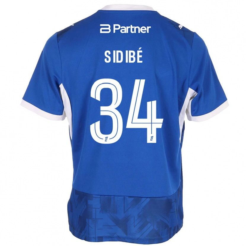 Danxen Dames Aly Sidibé #34 Mediumblue Wit Thuisshirt Thuistenue 2026/27 T-Shirt