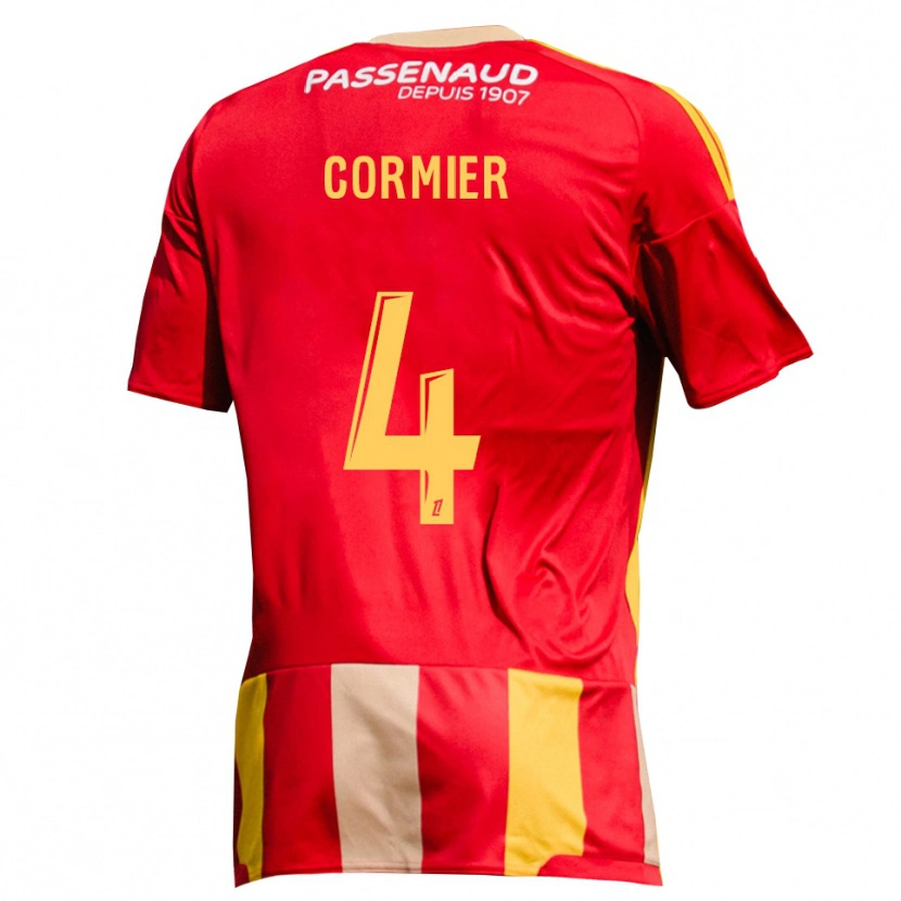 Danxen Dames Leny Cormier #4 Geel Rood Groen Thuisshirt Thuistenue 2026/27 T-Shirt