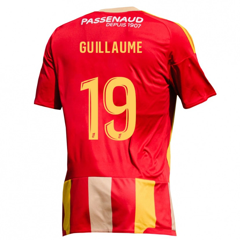 Danxen Dames Baptiste Guillaume #19 Geel Rood Groen Thuisshirt Thuistenue 2026/27 T-Shirt