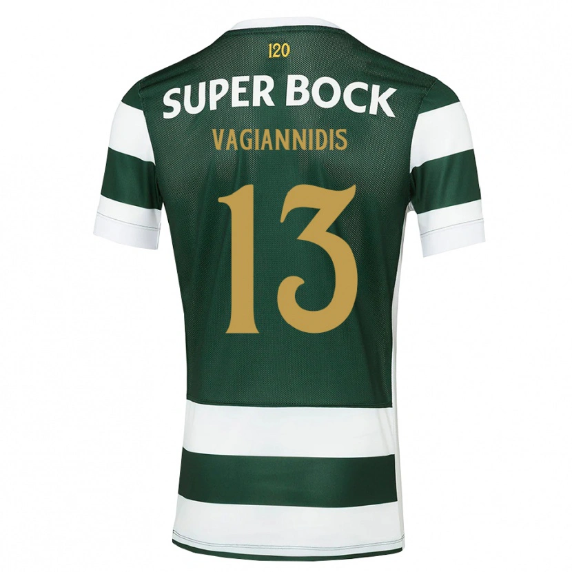 Danxen Dames Georgios Vagiannidis #13 Donkerleigrijswit Thuisshirt Thuistenue 2026/27 T-Shirt
