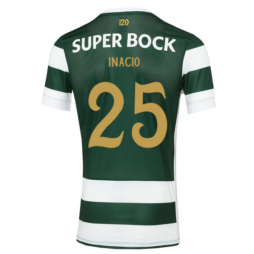 Danxen Dames Gonçalo Inácio #25 Donkerleigrijswit Thuisshirt Thuistenue 2026/27 T-Shirt