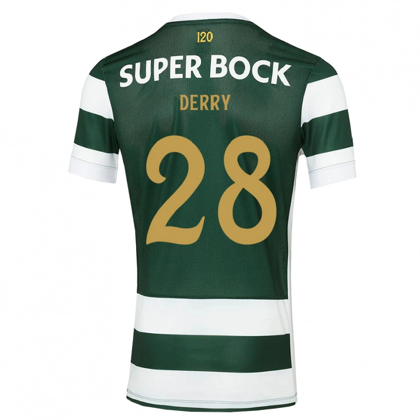 Danxen Dames Jesse Derry #28 Donkerleigrijswit Thuisshirt Thuistenue 2026/27 T-Shirt