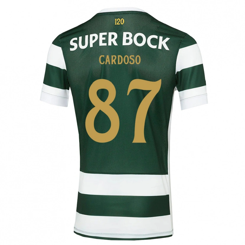 Danxen Dames Paulo Cardoso #87 Donkerleigrijswit Thuisshirt Thuistenue 2026/27 T-Shirt