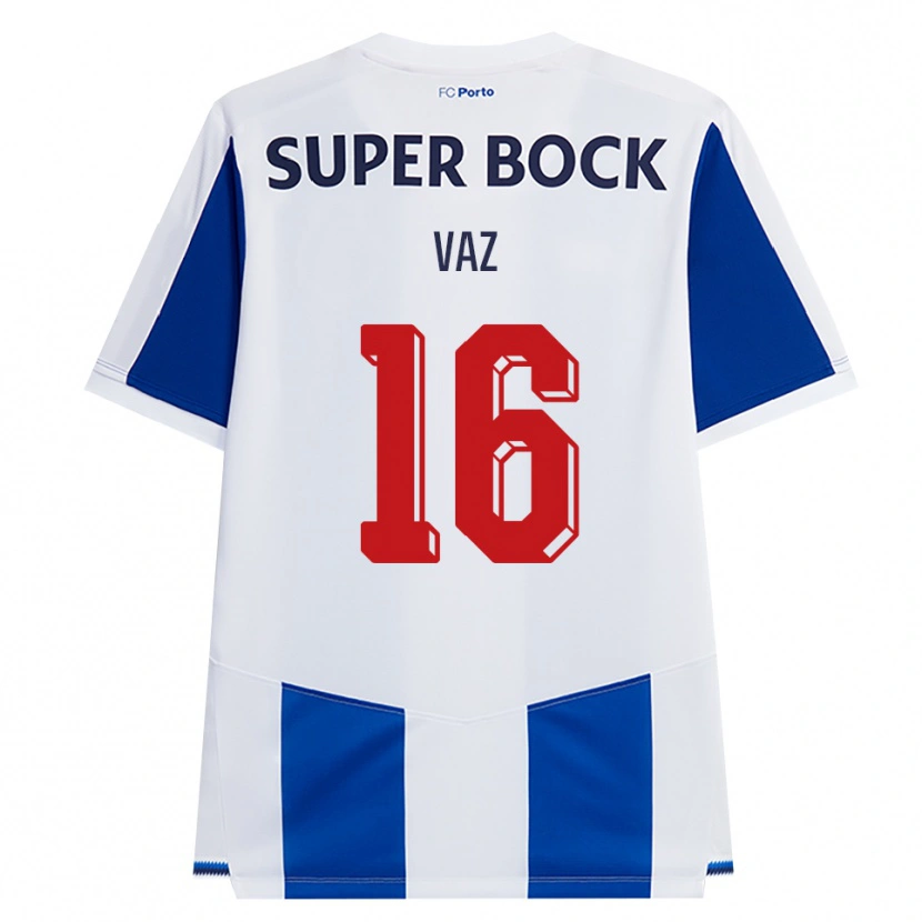 Danxen Dames Matilde Vaz #16 Blauw Wit Rood Thuisshirt Thuistenue 2026/27 T-Shirt