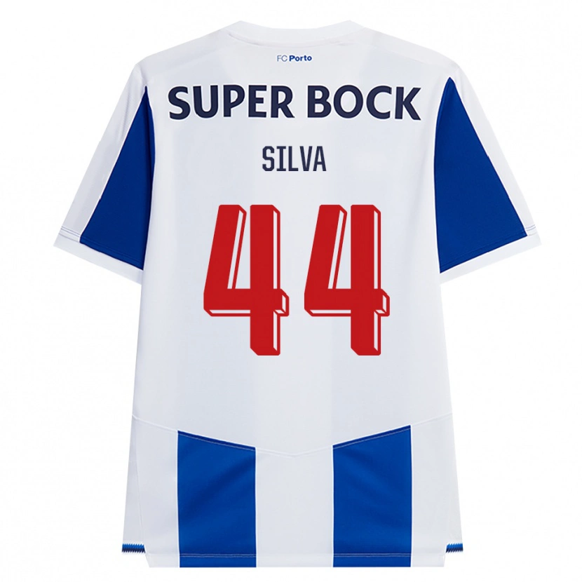 Danxen Dames Felipe Silva #44 Blauw Wit Rood Thuisshirt Thuistenue 2026/27 T-Shirt