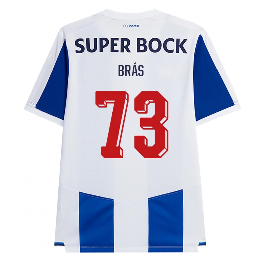 Danxen Dames Gabriel Brás #73 Blauw Wit Rood Thuisshirt Thuistenue 2026/27 T-Shirt