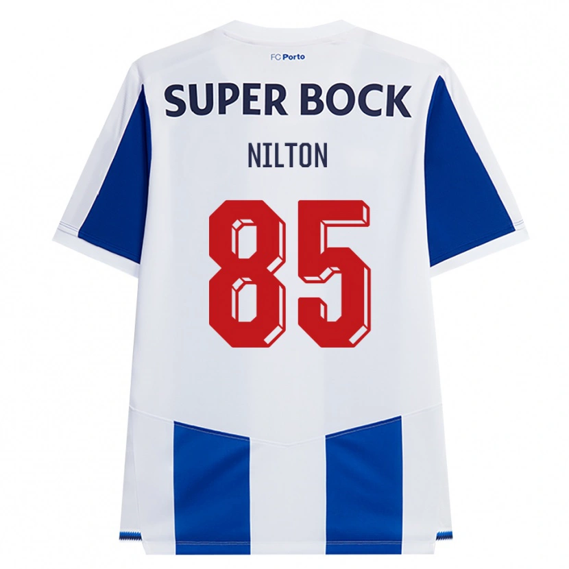 Danxen Dames Nilton #85 Blauw Wit Rood Thuisshirt Thuistenue 2026/27 T-Shirt