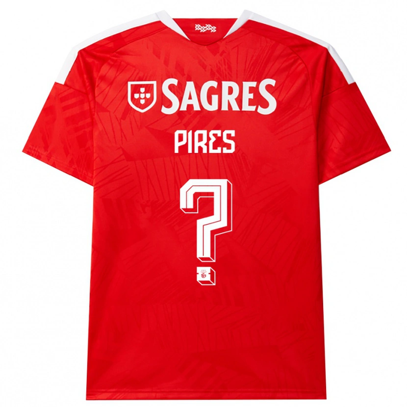 Danxen Dames Manuel Pires #0 Rood Wit Geel Thuisshirt Thuistenue 2026/27 T-Shirt