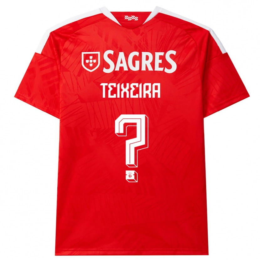 Danxen Dames Ricardo Teixeira #0 Rood Wit Geel Thuisshirt Thuistenue 2026/27 T-Shirt