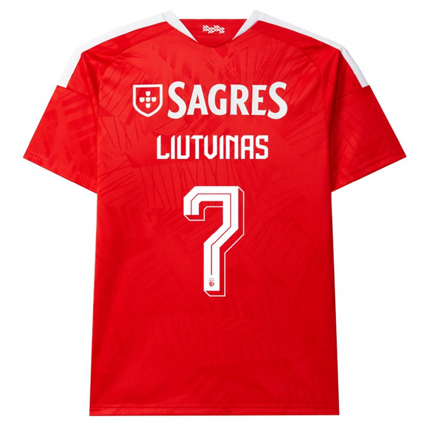Danxen Dames Kristupas Liutvinas #7 Rood Wit Geel Thuisshirt Thuistenue 2026/27 T-Shirt