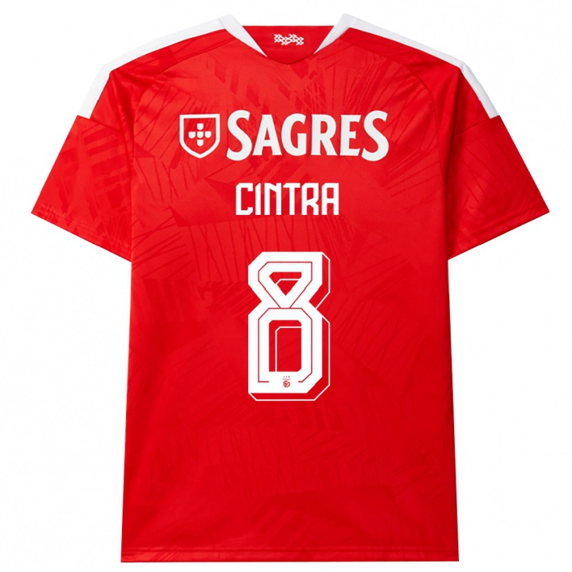 Danxen Dames Marta Cintra #8 Rood Wit Geel Thuisshirt Thuistenue 2026/27 T-Shirt