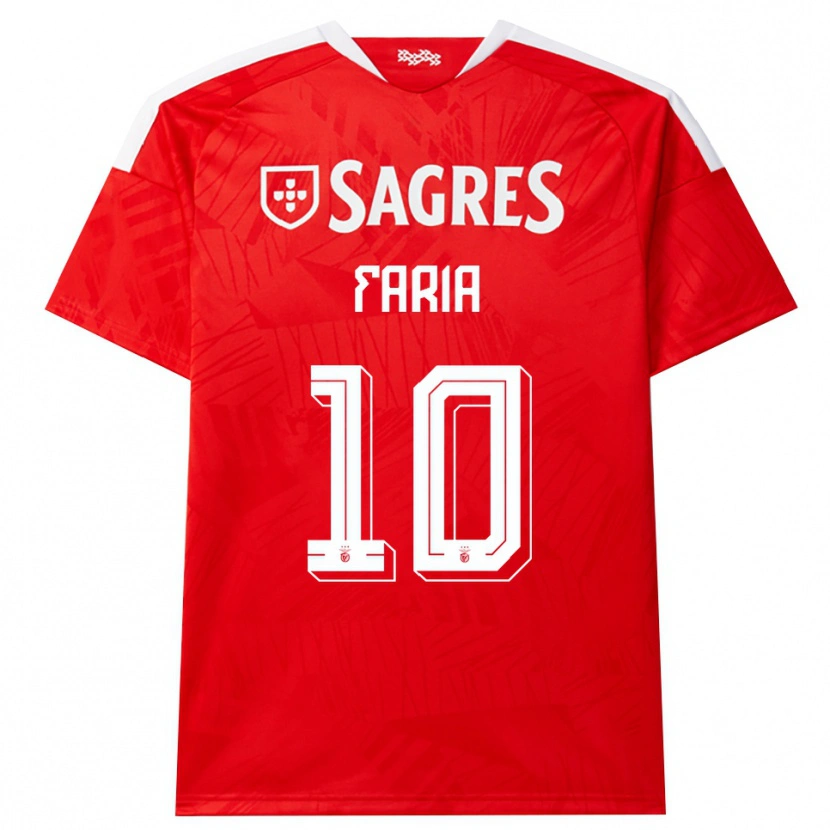 Danxen Dames Andreia Faria #10 Rood Wit Geel Thuisshirt Thuistenue 2026/27 T-Shirt