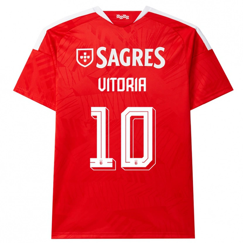 Danxen Dames Ana Vitoria #10 Rood Wit Geel Thuisshirt Thuistenue 2026/27 T-Shirt