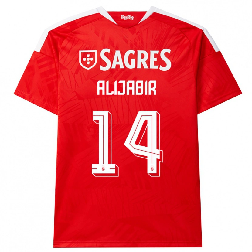 Danxen Dames Sheikhan Alijabir #14 Rood Wit Geel Thuisshirt Thuistenue 2026/27 T-Shirt