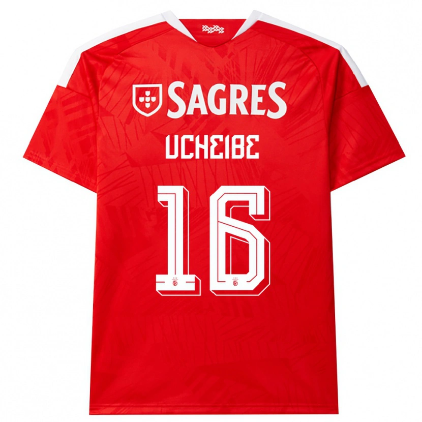 Danxen Dames Christy Ucheibe #16 Rood Wit Geel Thuisshirt Thuistenue 2026/27 T-Shirt